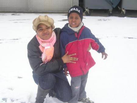 ma soeur et mon neuveu Nael ..